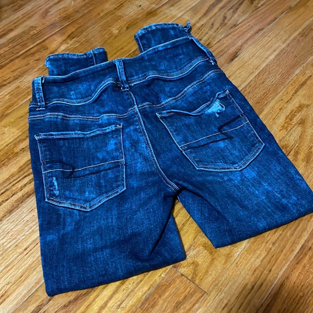 American Eagle Super-Hi Rise Jegging Super Super Stretch Size 6 Short EUC